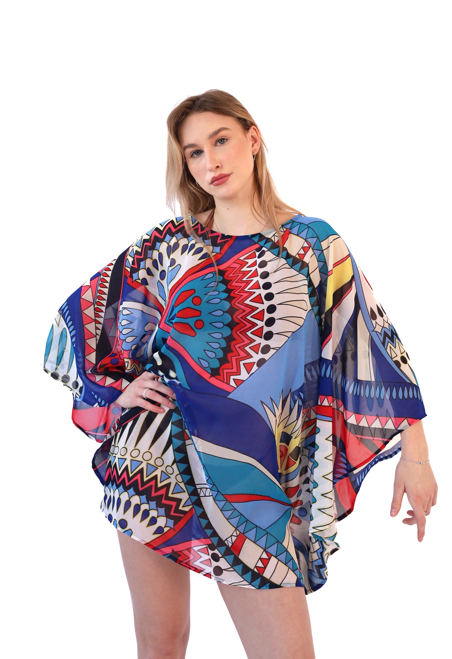 Kaftan Classic geometrický vzor