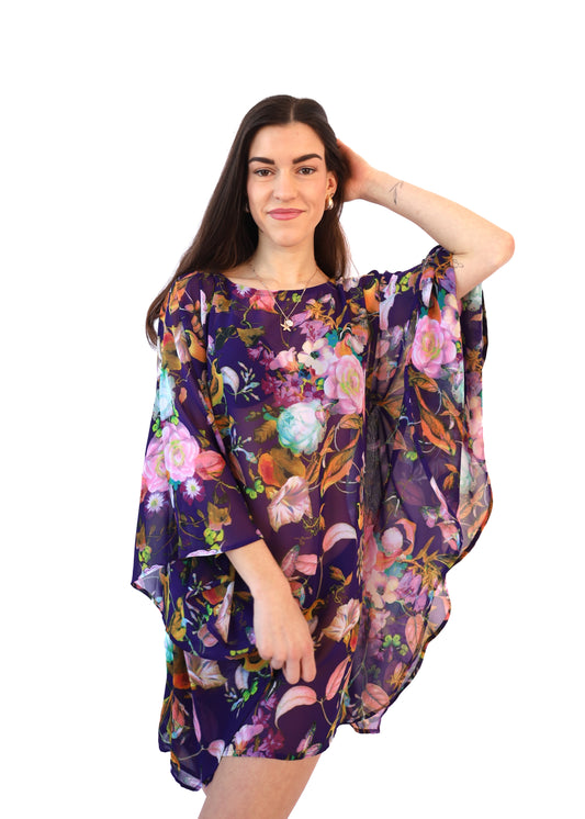 Kaftan Classic fialová energie